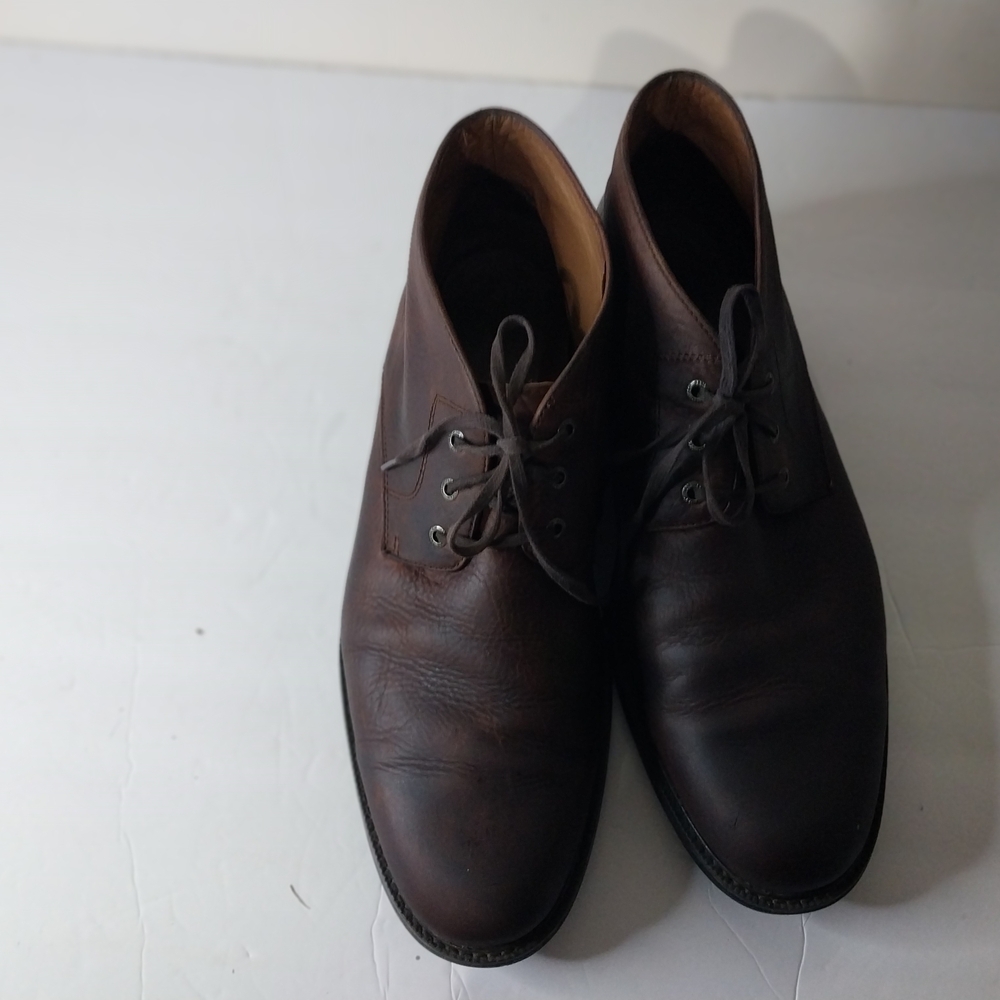 Johnston &Murphi 11M Waterproof Men's Dark Brown Handmade Leather Boots